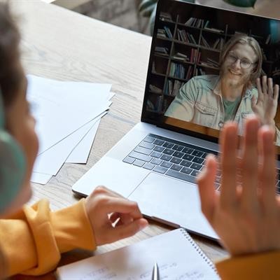 Cover image for research topic "Remote Online Language Assessment: Eliciting Discourse from Children and Adults"