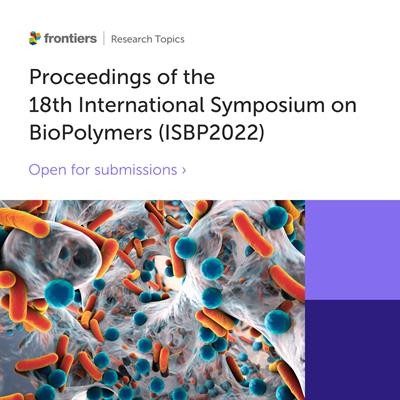 Cover image for "Proceedings of the 18th International Symposium on BioPolymers (ISBP2022)"